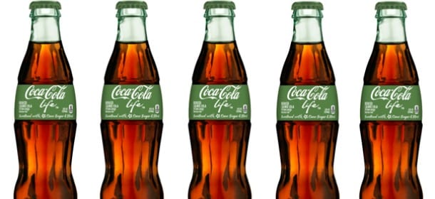 Coca Cola Life arriva in Italia: contiene 13 cucchiaini di zucchero per litro