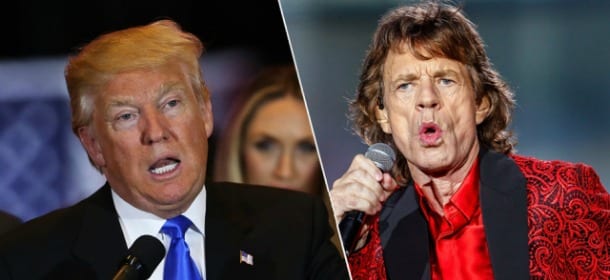 I Rolling Stones furiosi con Trump: "Mai più la nostra musica ai suoi comizi!"