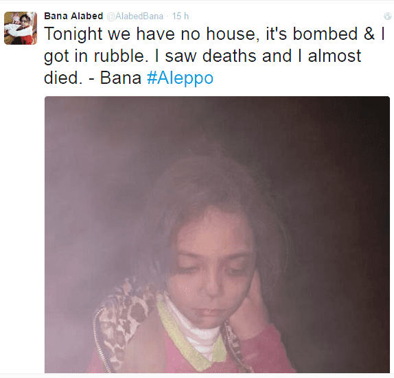 Bana Alabed Twitter Aleppo