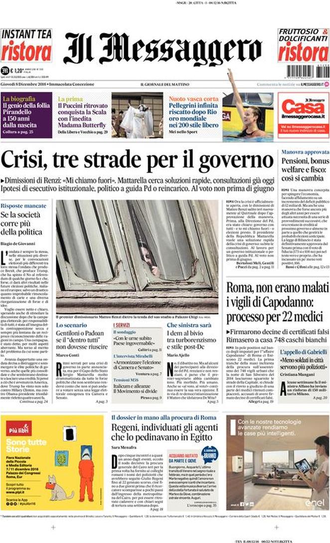 giornali quotidiani, prima pagina giornali, prime pagine giornali, giornali italiani, giornali italiani prima pagina