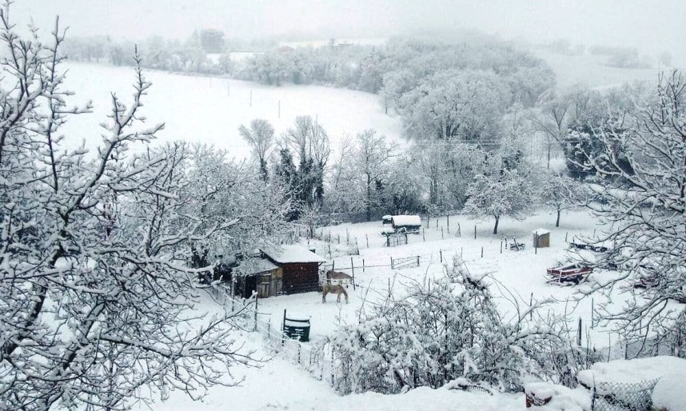 Inverno durissimo con neve e gelo: emergenza nelle zone del terremoto