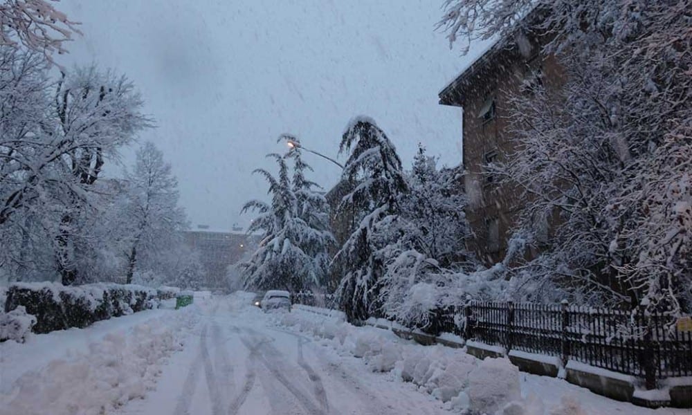 Allerta meteo: stato di emergenza in Abruzzo