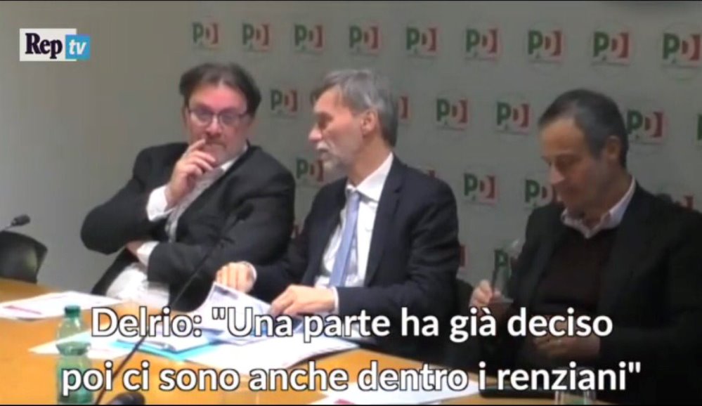 Pd, caos scissione. Delrio fuori onda: "Con Renzi ho litigato di brutto..." [VIDEO]