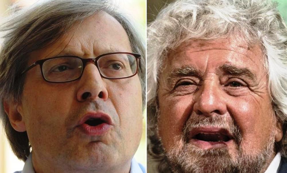 Sgarbi: "Per Grillo la Raggi è una cretina depensante, ho la telefonata registrata" [AUDIO]