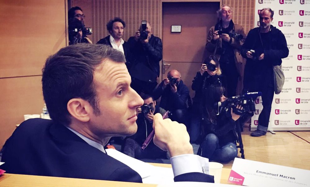 Emmanuel Macron candidato alle presidenziali francesi