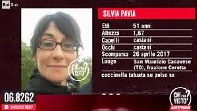 Silvia Pavia, l'annuncio su Chi l'ha visto