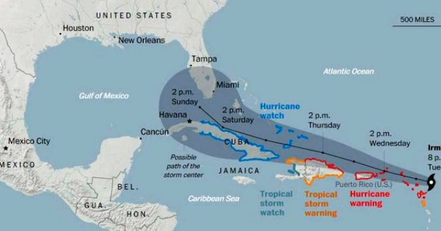 L'uragano Irma distrugge il 95% di Barbuda: terrore nei Caraibi. E la Florida trema [VIDEO]