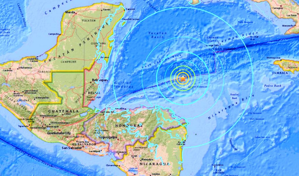 Terremoto in mare nei Caraibi. è allerta tsunami in tutto il Centro America