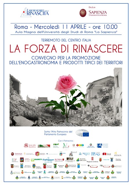 L'incontro che li vedrà riuniti, dal titolo "La Forza di Rinascere", si svolgerà nell'Aula Magna della Università La Sapienza di Roma, mercoledì 11 aprile alle 10. 