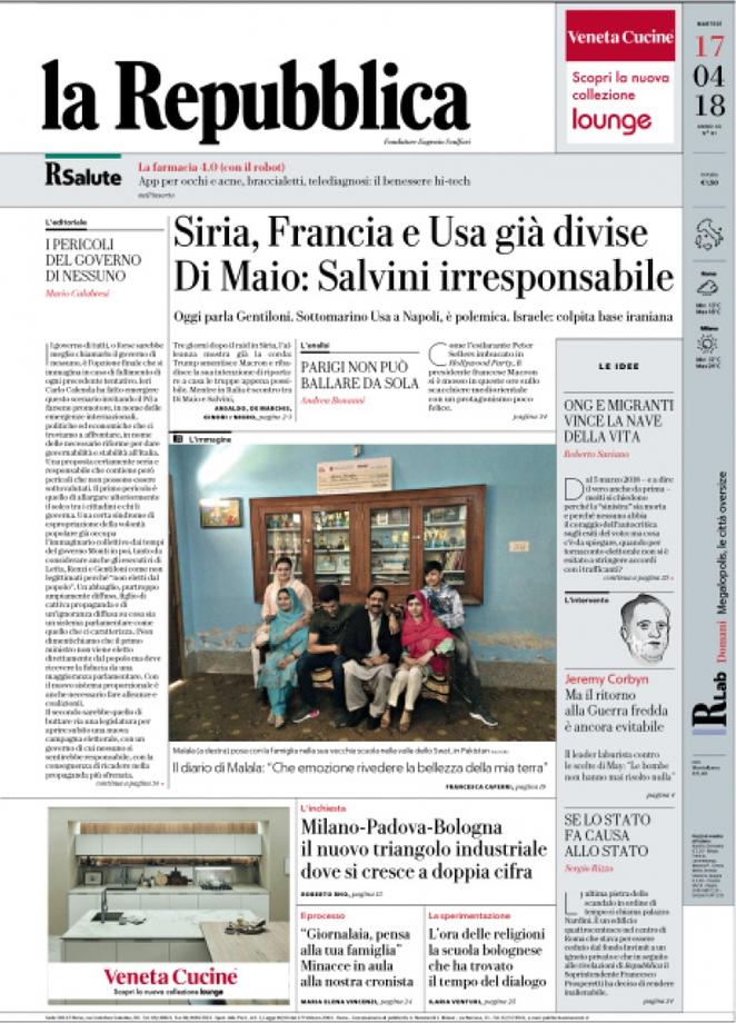 Dal Corriere a Repubblica e alla Stampa, e dal Fatto al Mattino, ecco come i quotidiani presentano le principali notizie di giornata.
