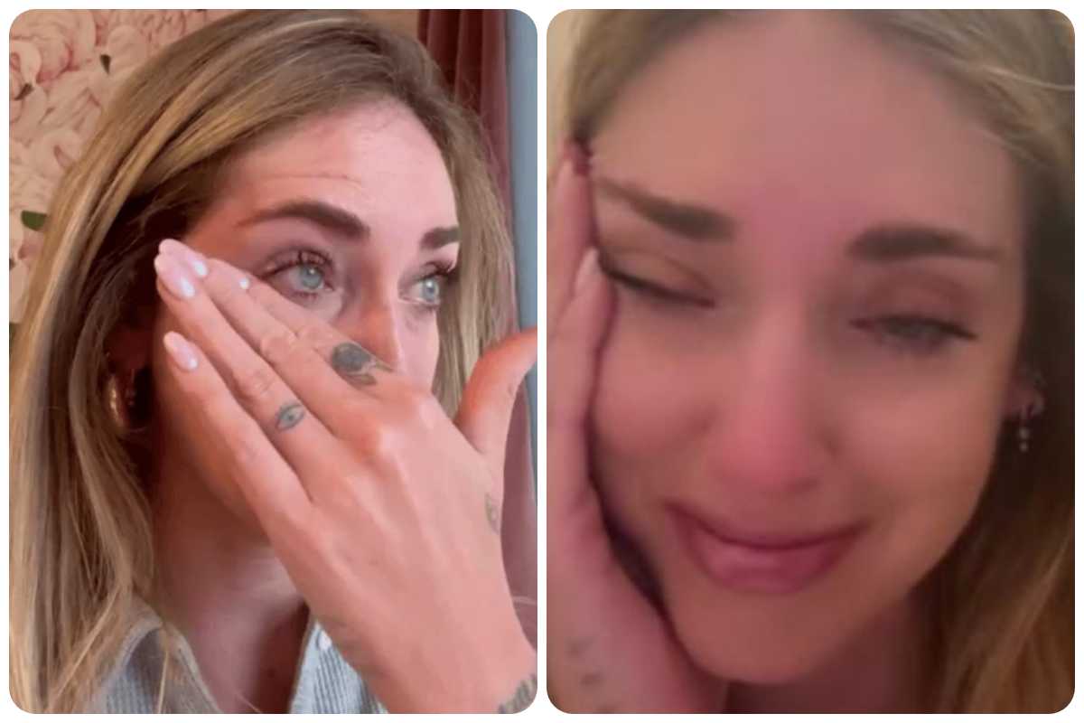 Chiara Ferragni ha pianto per Fedez?