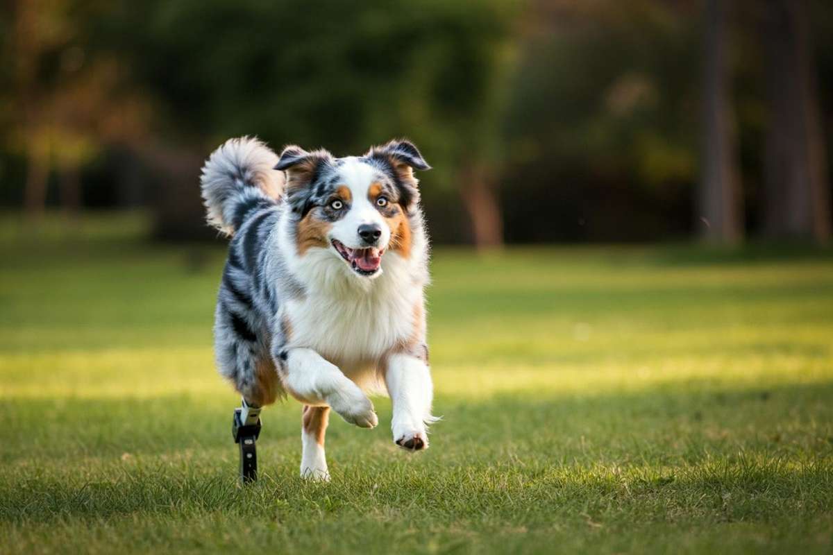 Rio, il cane che riacquista la libertà grazie a una zampa stampata in 3D