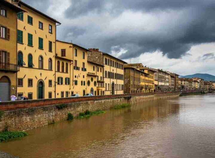 Toscana sotto assedio: l'Arno in piena e Prato in lockdown per il maltempo